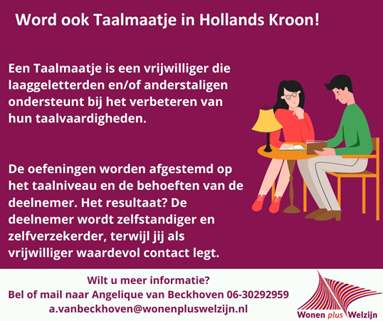 Facebook Word ook Taalmaatje in Hollands Kroon!